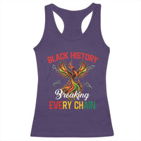 Phoenix Rising Breaking Every Chain Racerback Tank Top Black History Month Freedom Gift - Wonder Print Shop