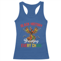 Phoenix Rising Breaking Every Chain Racerback Tank Top Black History Month Freedom Gift - Wonder Print Shop