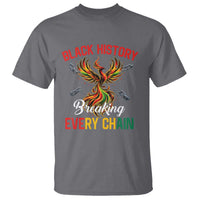Phoenix Rising Breaking Every Chain T Shirt Black History Month Freedom Gift - Wonder Print Shop