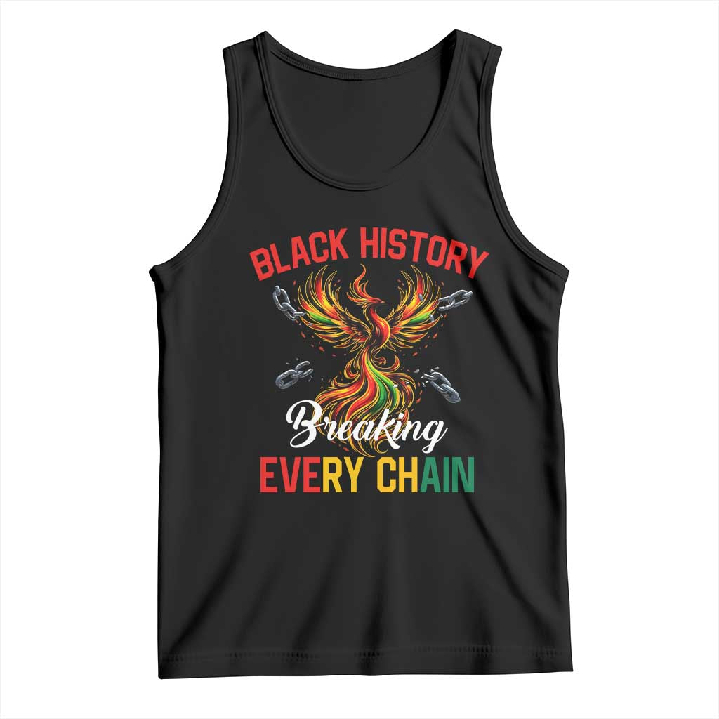Phoenix Rising Breaking Every Chain Tank Top Black History Month Freedom Gift - Wonder Print Shop