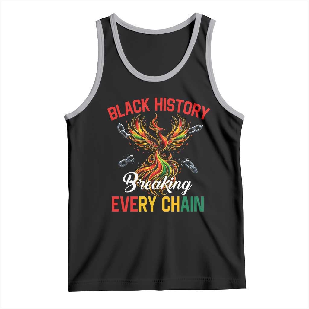 Phoenix Rising Breaking Every Chain Tank Top Black History Month Freedom Gift - Wonder Print Shop