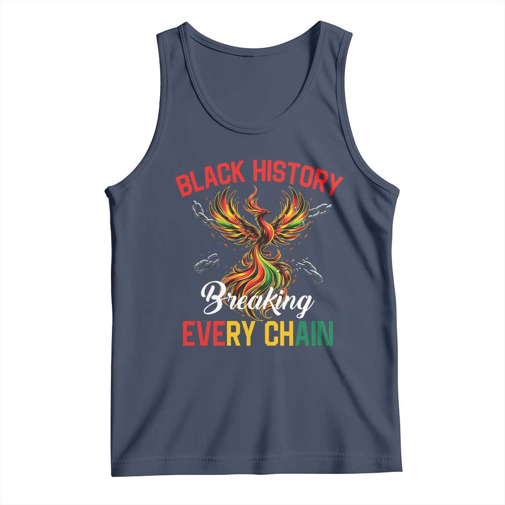 Phoenix Rising Breaking Every Chain Tank Top Black History Month Freedom Gift - Wonder Print Shop