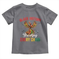 Phoenix Rising Breaking Every Chain Toddler T Shirt Black History Month Freedom Gift - Wonder Print Shop