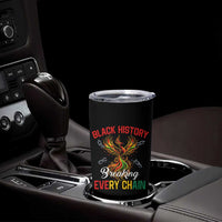 Phoenix Rising Breaking Every Chain Tumbler Cup Black History Month Freedom Gift - Wonder Print Shop