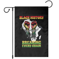 African American Civil Rights Gift Garden Flag Breaking Every Chain - Wonder Print Shop