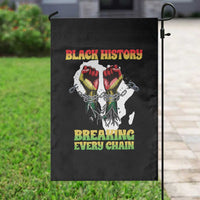 African American Civil Rights Gift Garden Flag Breaking Every Chain - Wonder Print Shop