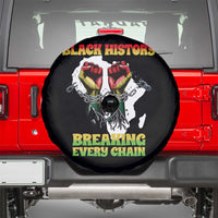 African American Civil Rights Gift Spare Tire Cover Breaking Every Chain - Wonder Print Shop