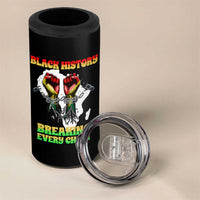 African American Civil Rights Gift 4 in 1 Can Cooler Tumbler Breaking Every Chain - Wonder Print Shop