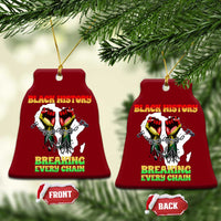 African American Civil Rights Gift Ceramic Ornament Breaking Every Chain - Wonder Print Shop