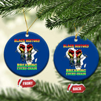 African American Civil Rights Gift Ceramic Ornament Breaking Every Chain - Wonder Print Shop