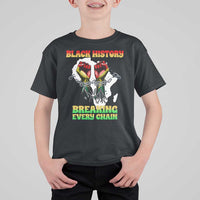 African American Civil Rights Gift T Shirt For Kid Breaking Every Chain - Wonder Print Shop