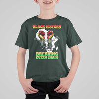 African American Civil Rights Gift T Shirt For Kid Breaking Every Chain - Wonder Print Shop
