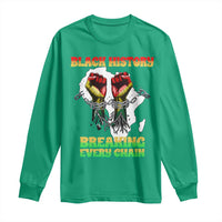 African American Civil Rights Gift Long Sleeve Shirt Breaking Every Chain - Wonder Print Shop