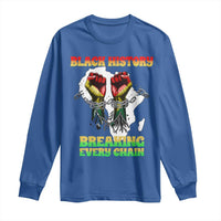 African American Civil Rights Gift Long Sleeve Shirt Breaking Every Chain - Wonder Print Shop