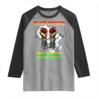 African American Civil Rights Gift Raglan Shirt Breaking Every Chain - Wonder Print Shop
