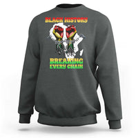African American Civil Rights Gift Sweatshirt Breaking Every Chain - Wonder Print Shop