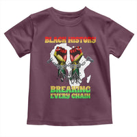 African American Civil Rights Gift Toddler T Shirt Breaking Every Chain - Wonder Print Shop