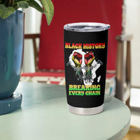 African American Civil Rights Gift Tumbler Cup Breaking Every Chain - Wonder Print Shop