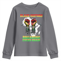 African American Civil Rights Gift Youth Sweatshirt Breaking Every Chain - Wonder Print Shop