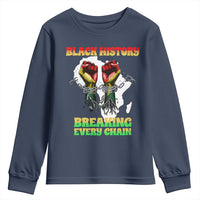 African American Civil Rights Gift Youth Sweatshirt Breaking Every Chain - Wonder Print Shop