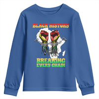 African American Civil Rights Gift Youth Sweatshirt Breaking Every Chain - Wonder Print Shop