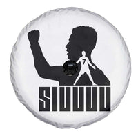 Siuuuu Number Seven Soccer Celebration Spare Tire Cover Funny Sport Lovers Gift