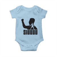 Siuuuu Number Seven Soccer Celebration Baby Onesie Funny Sport Lovers Gift