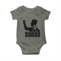 Siuuuu Number Seven Soccer Celebration Baby Onesie Funny Sport Lovers Gift