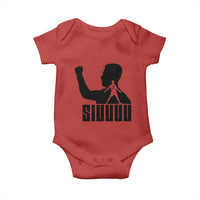 Siuuuu Number Seven Soccer Celebration Baby Onesie Funny Sport Lovers Gift