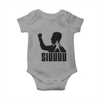Siuuuu Number Seven Soccer Celebration Baby Onesie Funny Sport Lovers Gift
