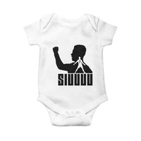 Siuuuu Number Seven Soccer Celebration Baby Onesie Funny Sport Lovers Gift