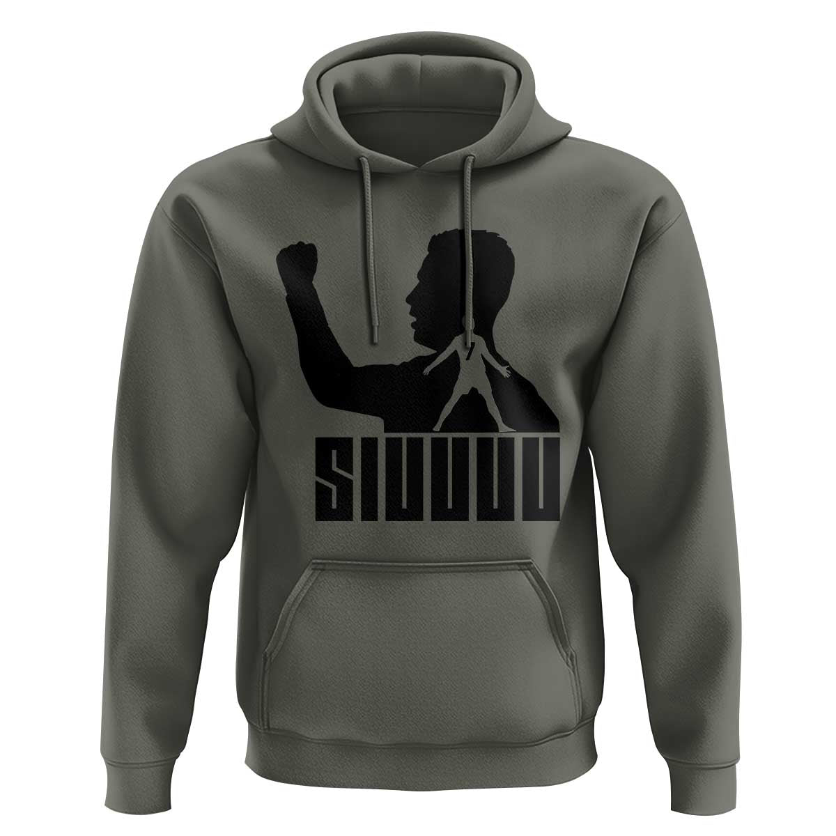 Siuuuu Number Seven Soccer Celebration Hoodie Funny Sport Lovers Gift