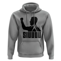 Siuuuu Number Seven Soccer Celebration Hoodie Funny Sport Lovers Gift