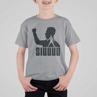 Siuuuu Number Seven Soccer Celebration T Shirt For Kid Funny Sport Lovers Gift