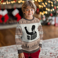 Siuuuu Number Seven Soccer Celebration Ugly Christmas Sweater Funny Sport Lovers Gift