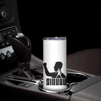 Siuuuu Number Seven Soccer Celebration Skinny Tumbler Funny Sport Lovers Gift