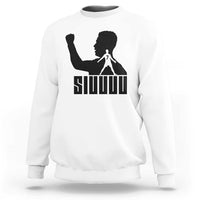 Siuuuu Number Seven Soccer Celebration Sweatshirt Funny Sport Lovers Gift