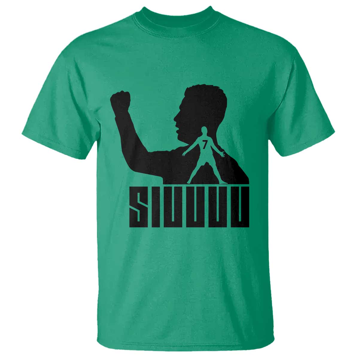 Siuuuu Number Seven Soccer Celebration T Shirt Funny Sport Lovers Gift