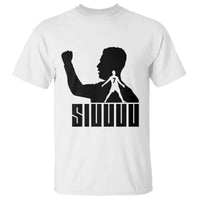 Siuuuu Number Seven Soccer Celebration T Shirt Funny Sport Lovers Gift
