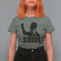 Siuuuu Number Seven Soccer Celebration T Shirt For Women Funny Sport Lovers Gift