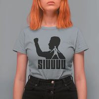 Siuuuu Number Seven Soccer Celebration T Shirt For Women Funny Sport Lovers Gift