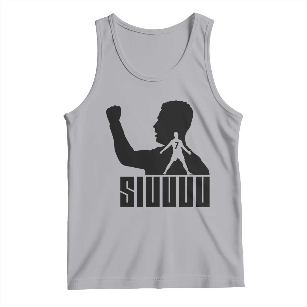 Siuuuu Number Seven Soccer Celebration Tank Top Funny Sport Lovers Gift