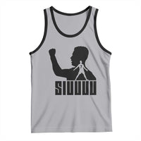Siuuuu Number Seven Soccer Celebration Tank Top Funny Sport Lovers Gift