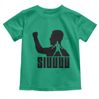 Siuuuu Number Seven Soccer Celebration Toddler T Shirt Funny Sport Lovers Gift