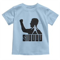Siuuuu Number Seven Soccer Celebration Toddler T Shirt Funny Sport Lovers Gift