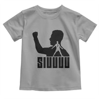 Siuuuu Number Seven Soccer Celebration Toddler T Shirt Funny Sport Lovers Gift