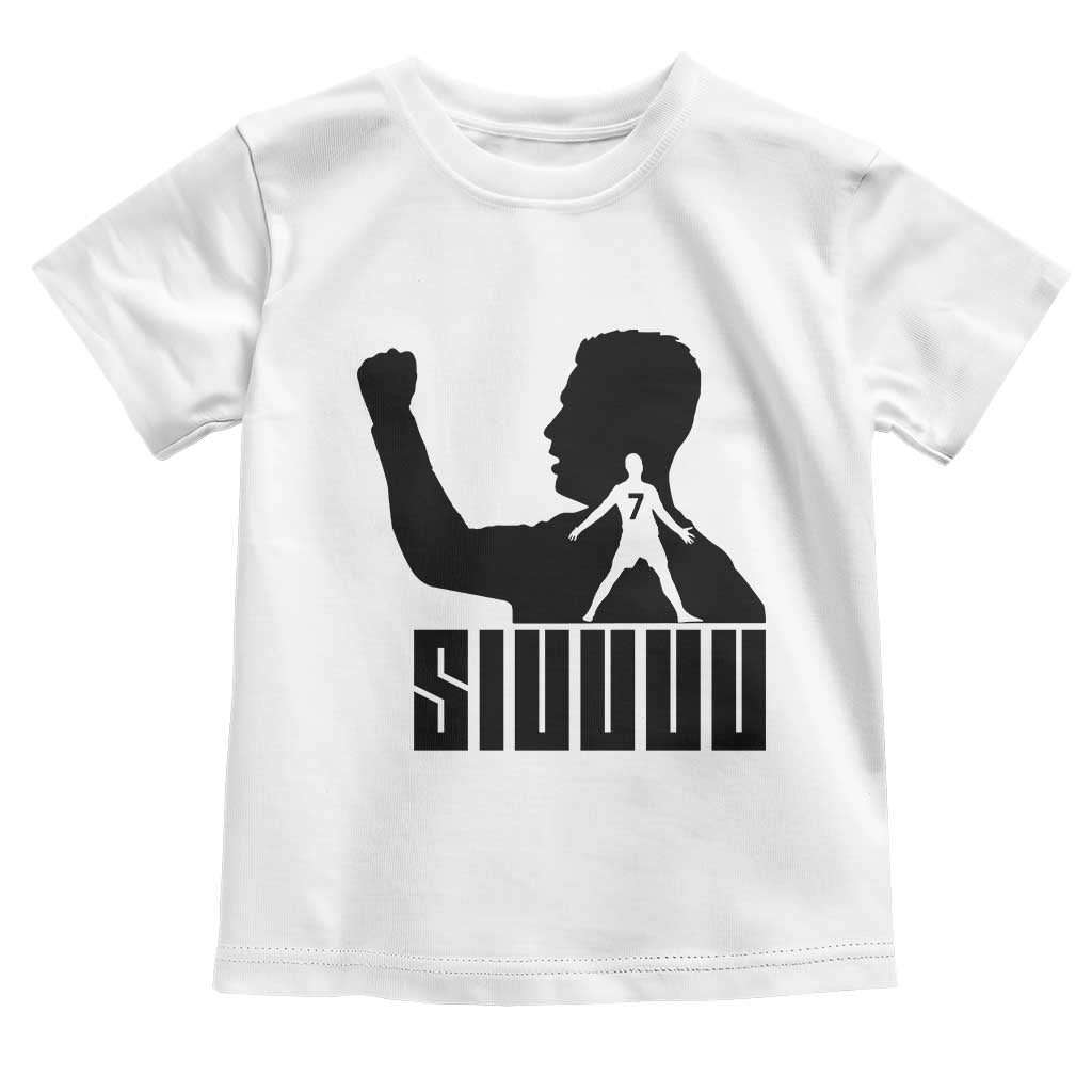 Siuuuu Number Seven Soccer Celebration Toddler T Shirt Funny Sport Lovers Gift