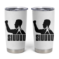 Siuuuu Number Seven Soccer Celebration Tumbler Cup Funny Sport Lovers Gift