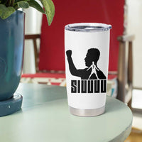 Siuuuu Number Seven Soccer Celebration Tumbler Cup Funny Sport Lovers Gift