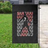 Siuuuu Soccer Celebration Garden Flag Gift For Fans